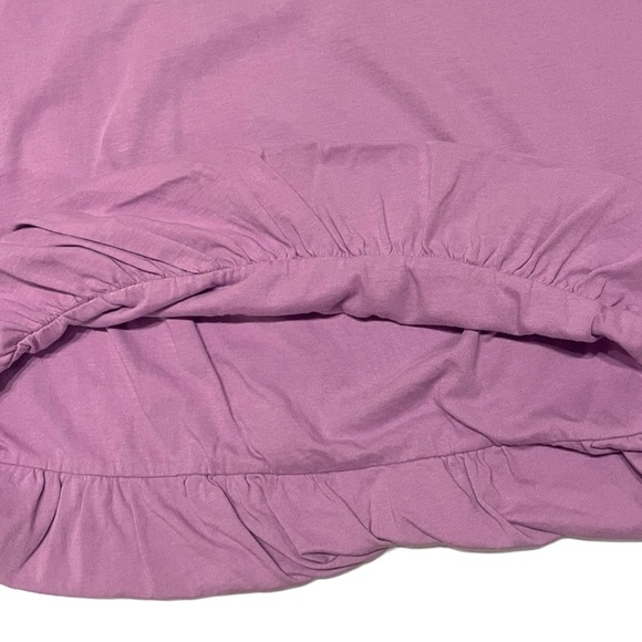 ZARA bubble tee purple blouse size Medium - Picture 4 of 5